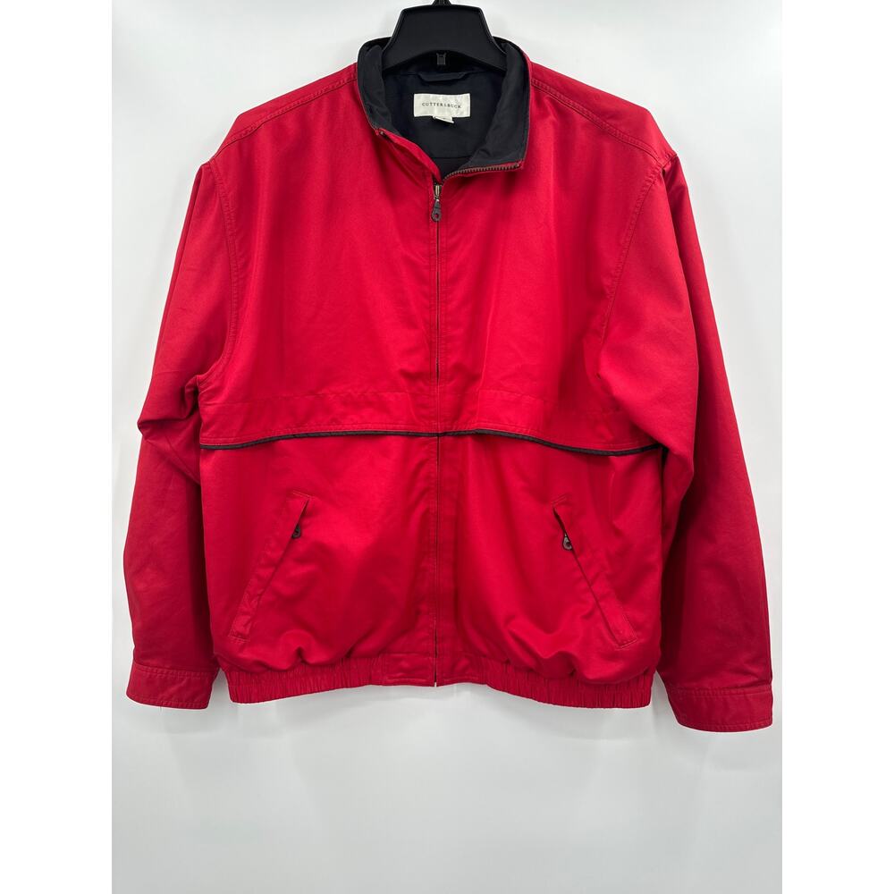 Vintage Cutter & Buck red lined jacket size L